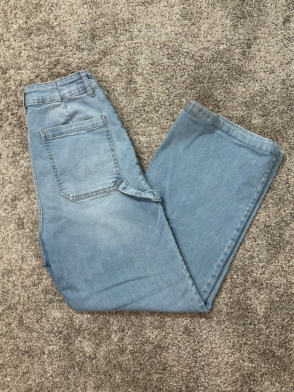 Bagatelle Collection New York Women’s Wide Leg Utility Jeans Size 30